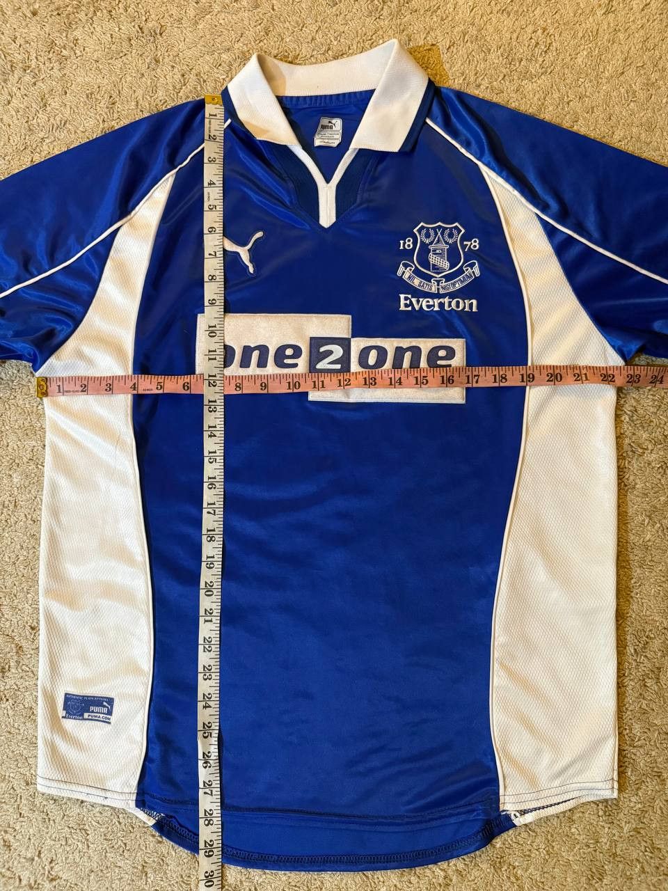 Puma Vintage PUMA Everton FC 2000-2002 Home Jersey Size US M / EU 48-50 / 2 - 8 Thumbnail