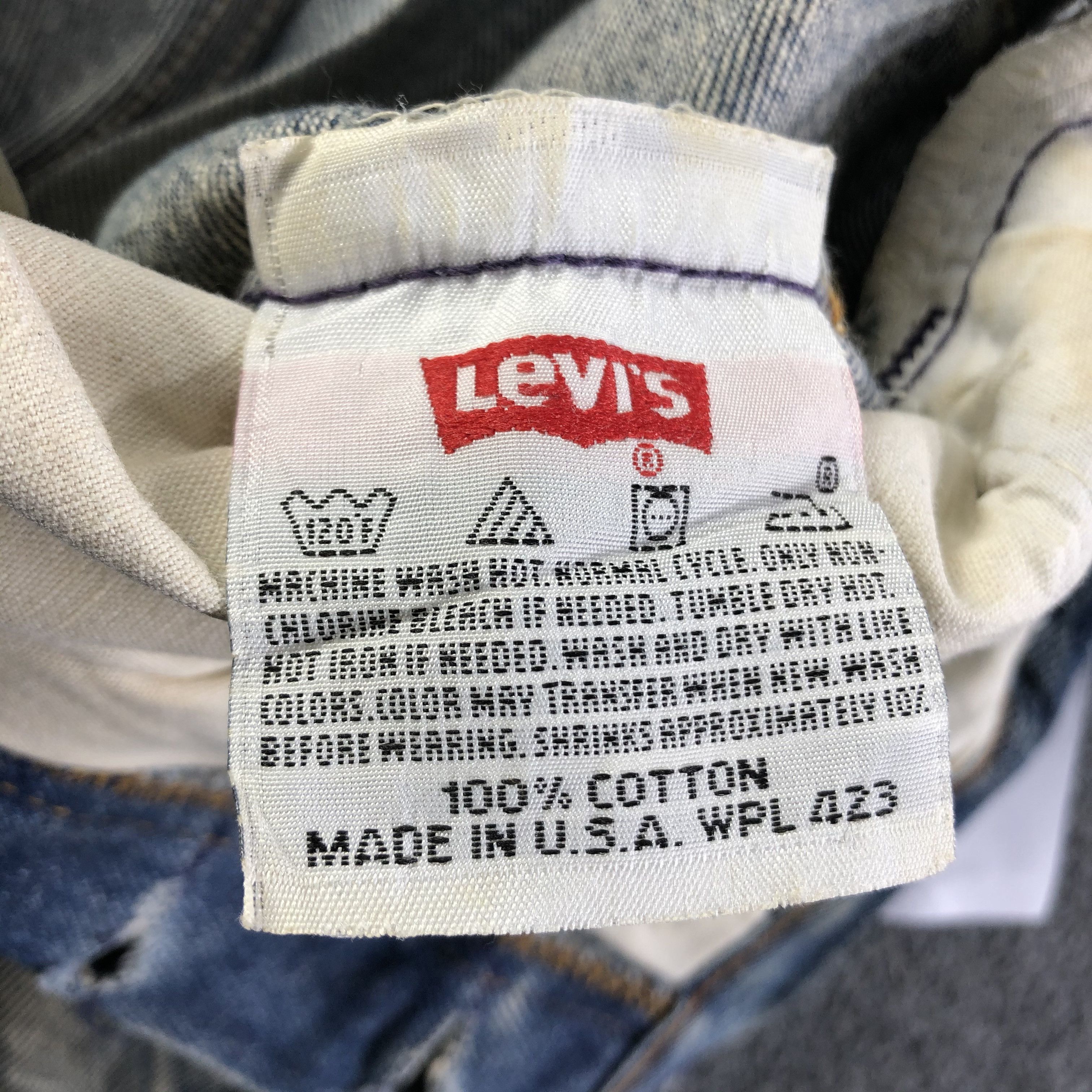 Levi's 90s Vintage Levis 501 Jeans-J3977 Size US 29 - 12 Thumbnail