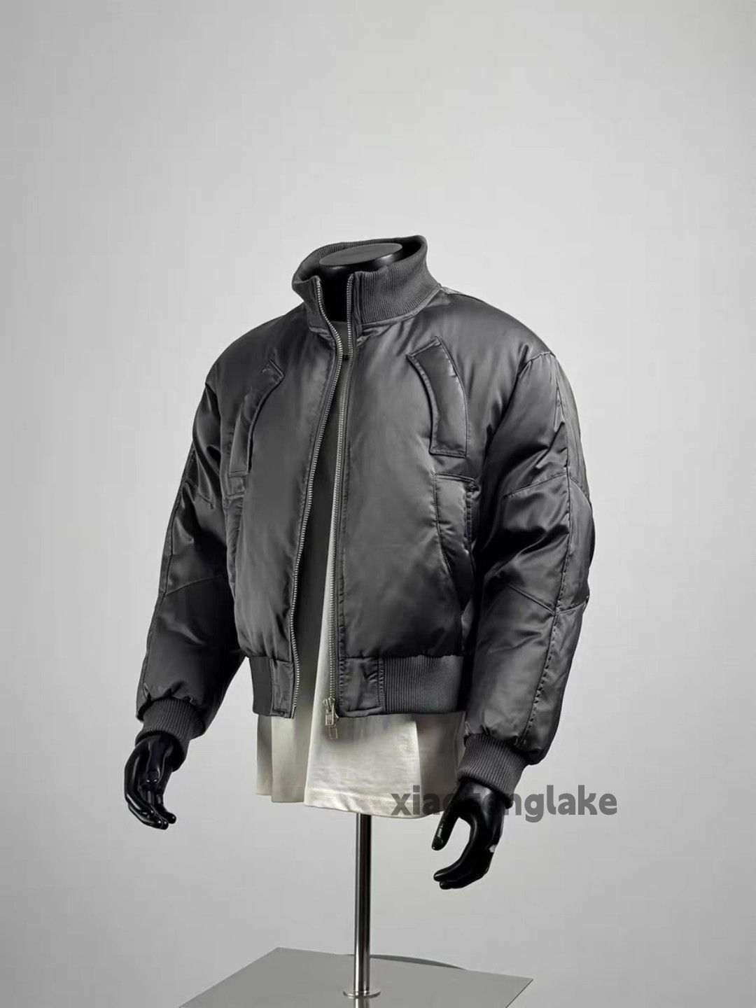 Unisex utility biker rider motorcycle bomber jacket