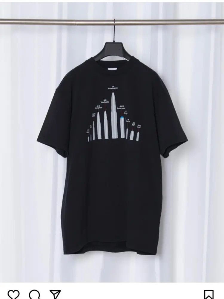 Vetements Vetements Vetements 19SS Bullet Print Tee-2506 Size US XS / EU 42 / 0 - 7 Thumbnail