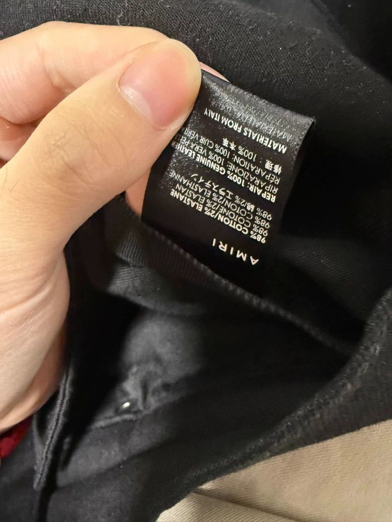 Amiri Amiri 18 patch leather black jeans size 32 2501-Nextarrow Size US 32 / EU 48 - 6 Thumbnail