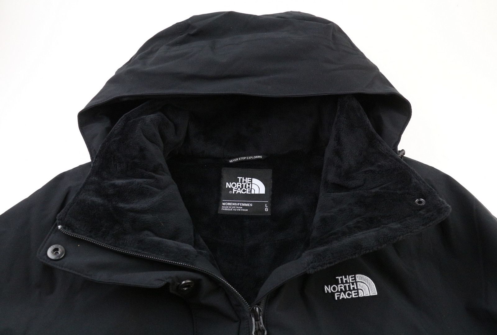 The North Face INLUX L Dryvent Hooded Windproof Black Jacket 79684 Size L / US 10 / IT 46 - 4 Thumbnail