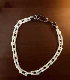 Authentic LOUIS VUITTON LV Chain Link Cuban Necklace Virgil Abloh Men  M69987