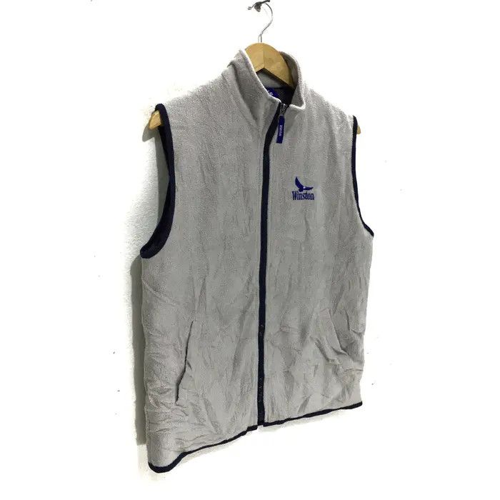 Vintage Vtg WINSTON USA Eagle Fleece Vest Jacket Hunt Fishing Gear Size US M / EU 48-50 / 2 - 4 Thumbnail