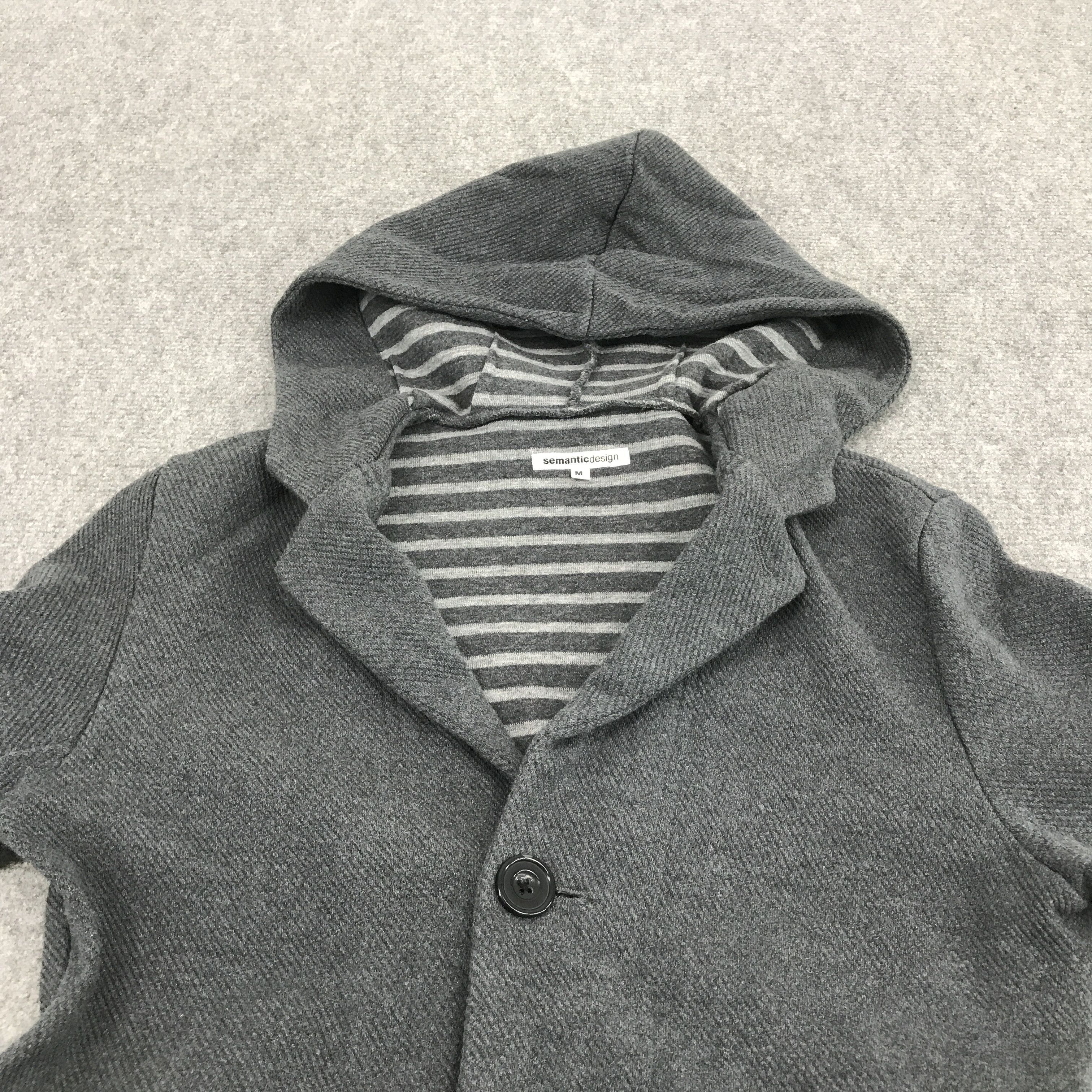 Japanese Brand × semanticdesign Japan design blazer hoodie semantic design button jacket Size US M / EU 48-50 / 2 - 4 Thumbnail