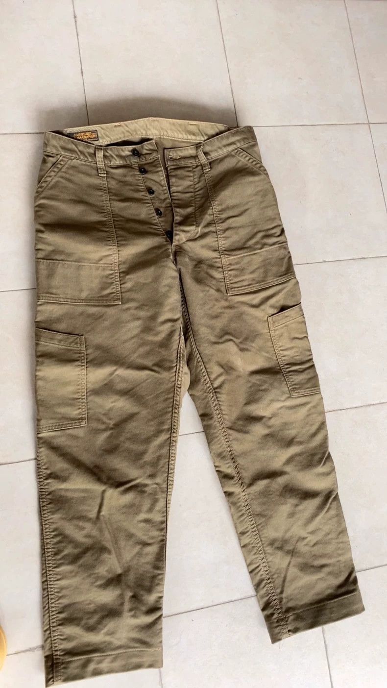 Freewheelers Freewheelers Paraffin jungle cloth military deck pants Size US 36 / EU 52 - 1 Thumbnail