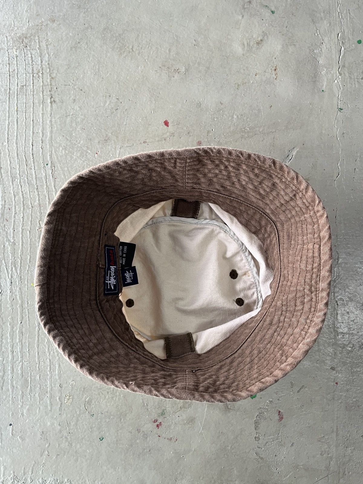 Stussy TRUE VINTAGE STUSSY ARCHIVE SURPLUS BUCKET HAT Size ONE SIZE - 6 Thumbnail