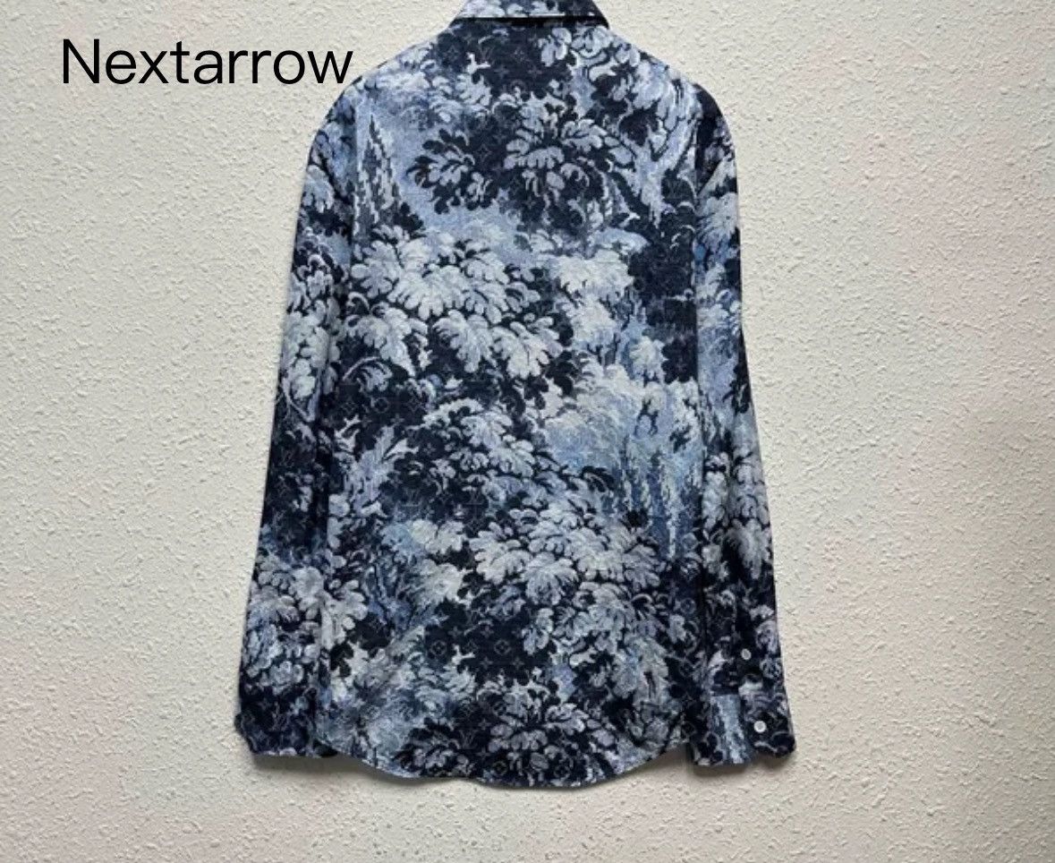 Louis Vuitton LOUIS VUITTON LV New Tapestry Plant Dark Print Logo Shirt Size US M / EU 48-50 / 2 - 2 Thumbnail