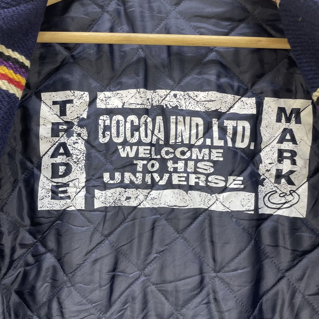Aran Isles Knitwear × Homespun Knitwear × Vintage Cocoa Inc Ltd Stripe Knit Jacket Made In Italy Size US L / EU 52-54 / 3 - 6 Thumbnail