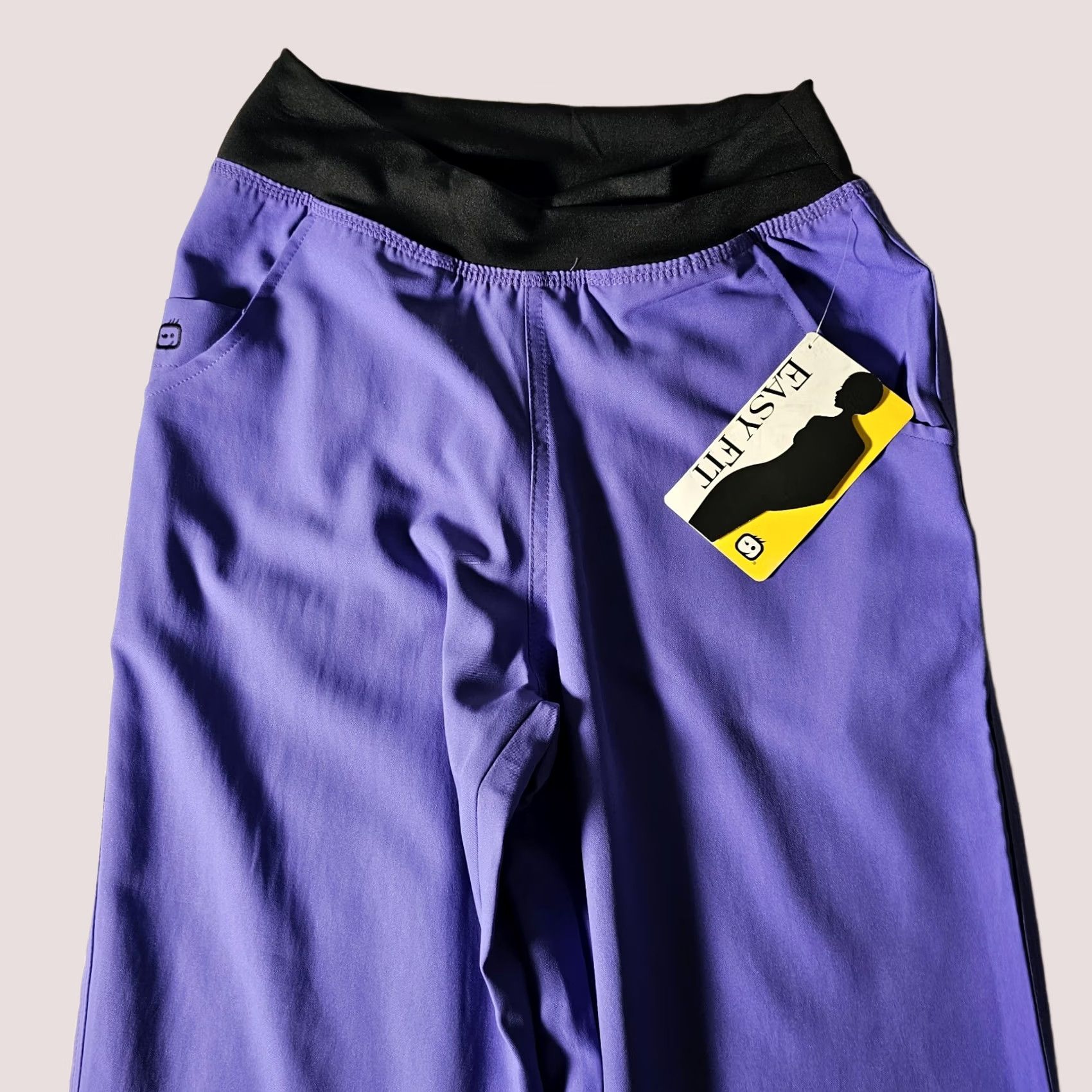 Vintage WonderWink Uniform Scrub Pants 5225 XS Women Purple Easy Fit No-Roll Knit Waist Knit Waistband Scrub Pants Women XS Purple Size 26" / US 2 / IT 38 - 1 Thumbnail