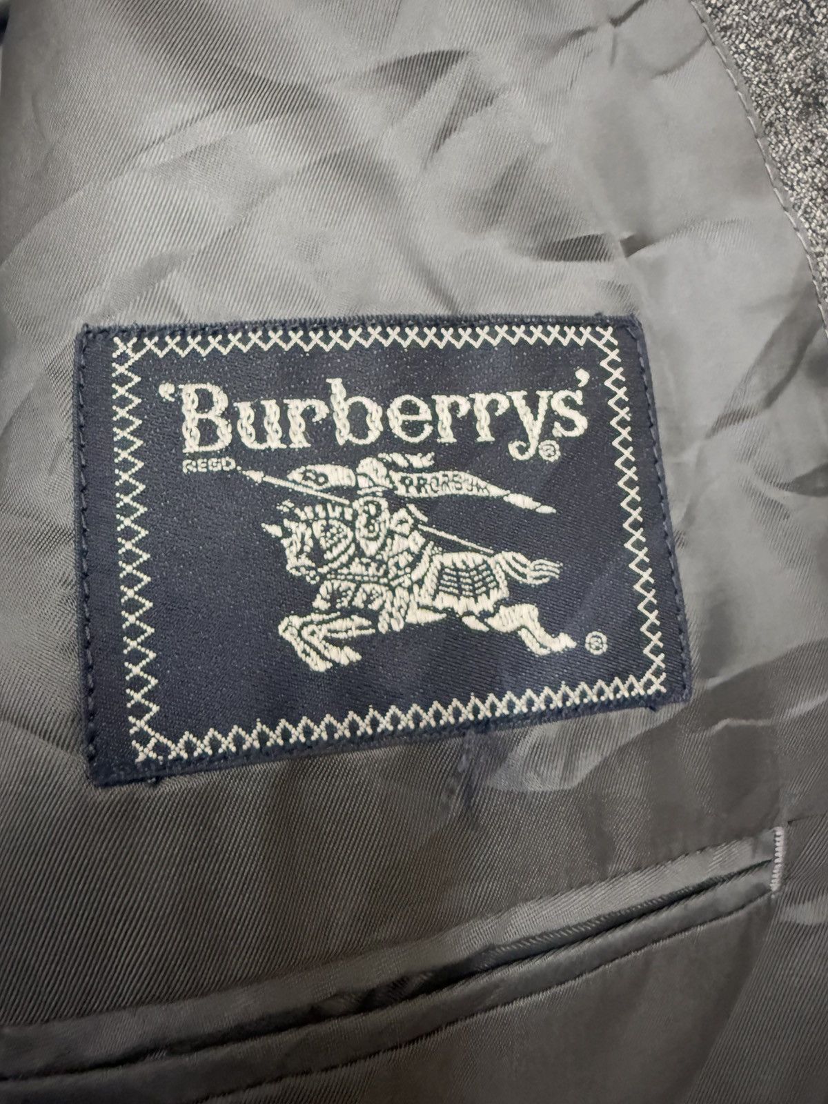 Burberry Vintage ‘Burberrys’ Linen Blazers Size 40R - 8 Thumbnail