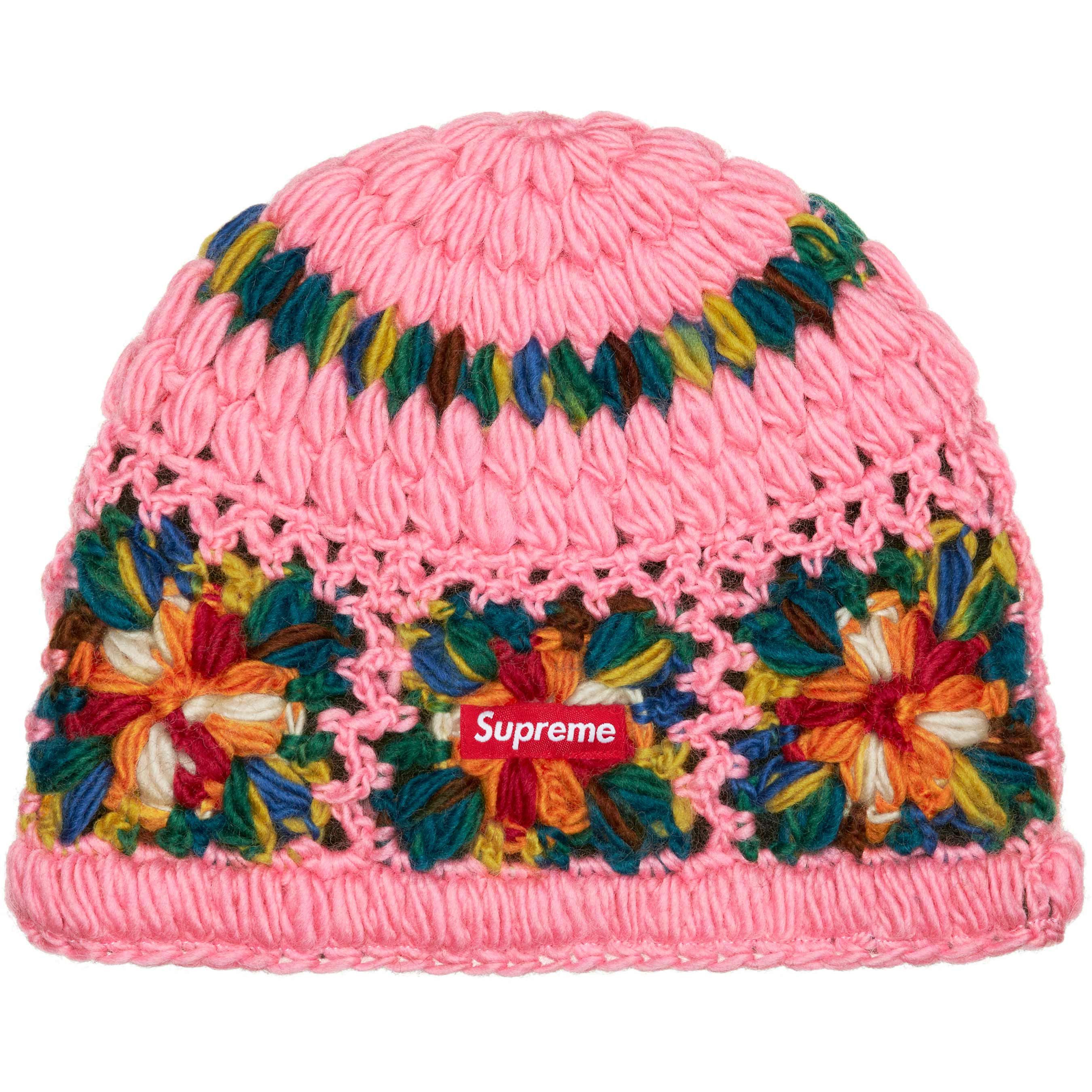 Supreme Supreme crochet beanie black | Grailed