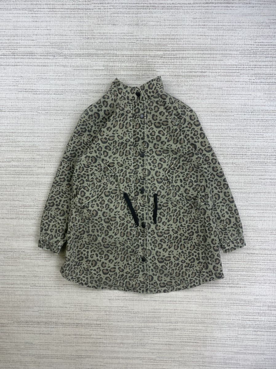 Japanese Brand × Vintage × Zara Vintage Zara Kids Leopard Full Primted Native Jacket Size US S / EU 44-46 / 1 - 1 Thumbnail