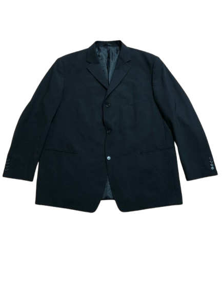 Balmain Vintage Balmain Paris Black Classic Fit Blazer Size 50S Size 50S - 1 Thumbnail