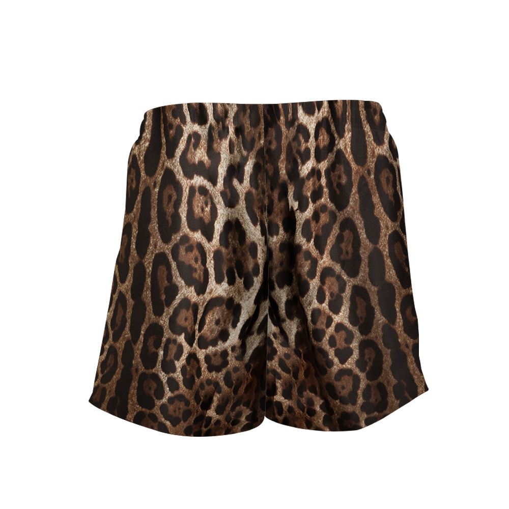 Designer Men’s Luxury Leopard-Print Shorts Size US 29 - 2 Thumbnail