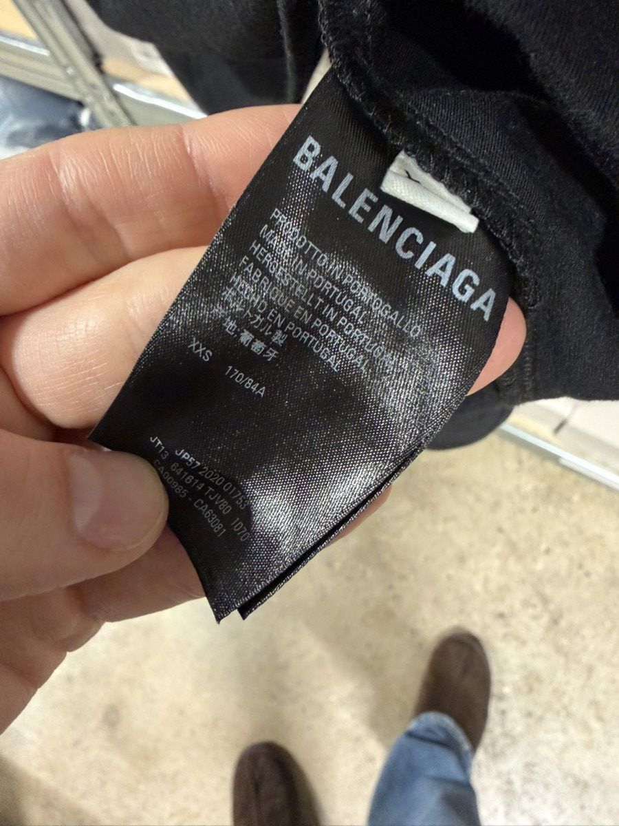 Balenciaga Balenciaga Logo T-Shirt NEW 850$ Size US XL / EU 56 / 4 - 4 Thumbnail