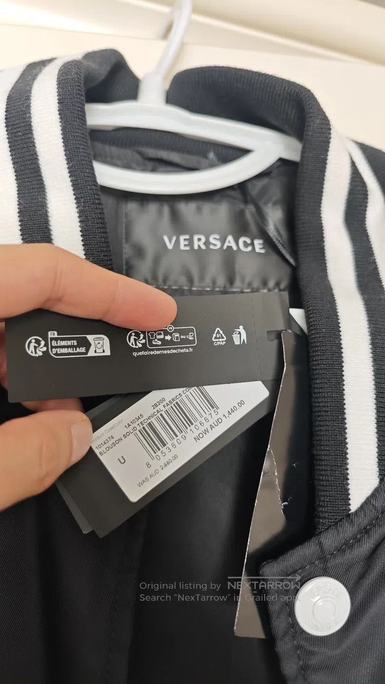 Versace Versace Men's baseball jacket Size US L / EU 52-54 / 3 - 3 Thumbnail