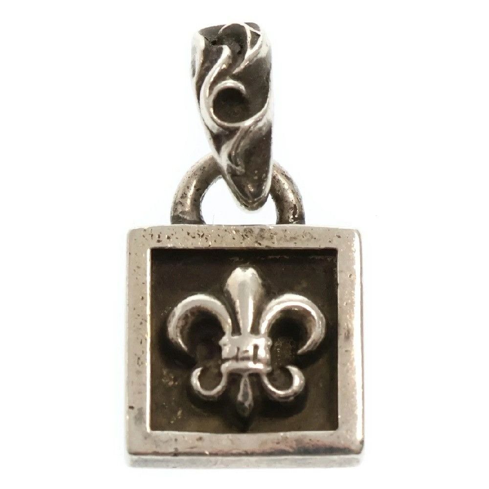 Chrome Hearts CHROME HEARTS Framed Fleur Silver Pendant Size ONE SIZE - 1 Thumbnail