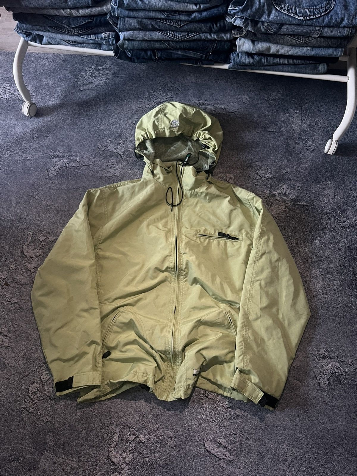 Timberland Vintage Streetwear Timberland Lime Jacket Waterproof Y2K Size US XL / EU 56 / 4 - 1 Thumbnail