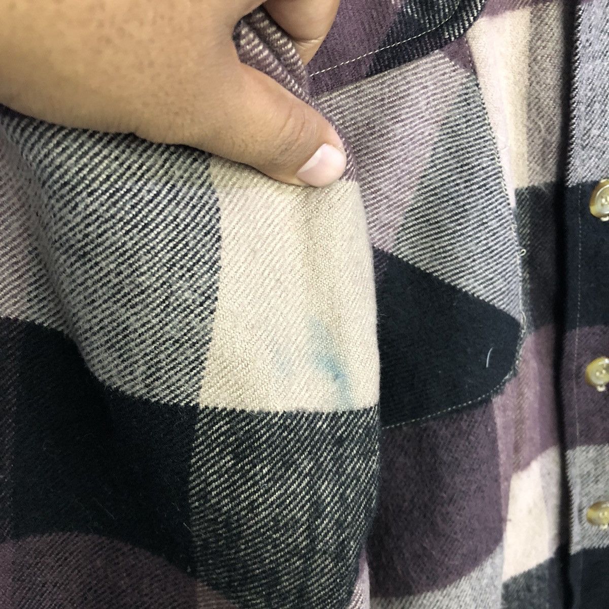 Budweiser × Vintage Vintage Budweiser switch collar check wool jacket Size US M / EU 48-50 / 2 - 10 Thumbnail