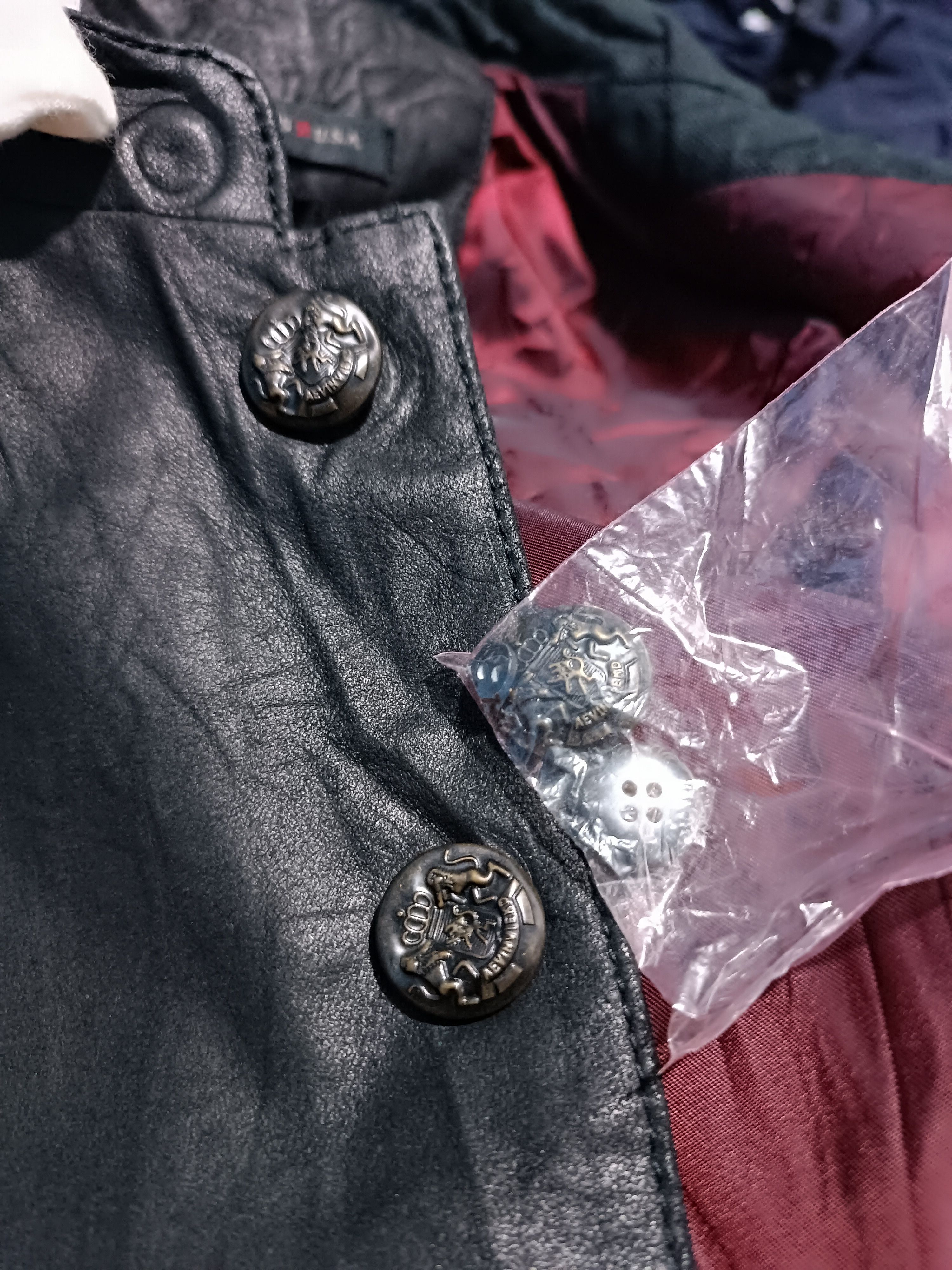 John Varvatos John Varvatos Flocked Varick Leather Jacket Size US M / EU 48-50 / 2 - 6 Thumbnail