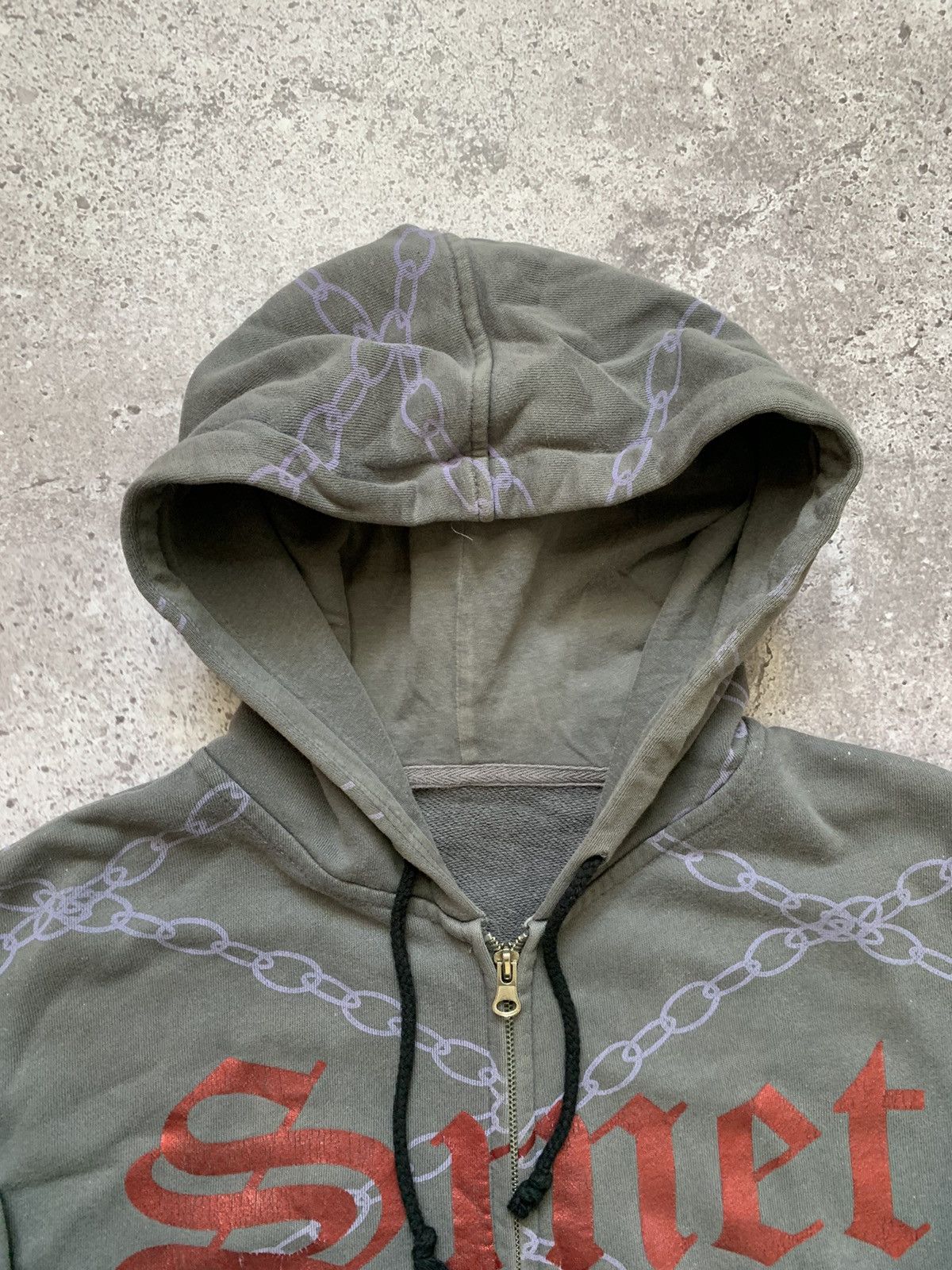 Vintage LOS ANGELES x SMET ZIP UP HOODIE Size US M / EU 48-50 / 2 - 6 Thumbnail