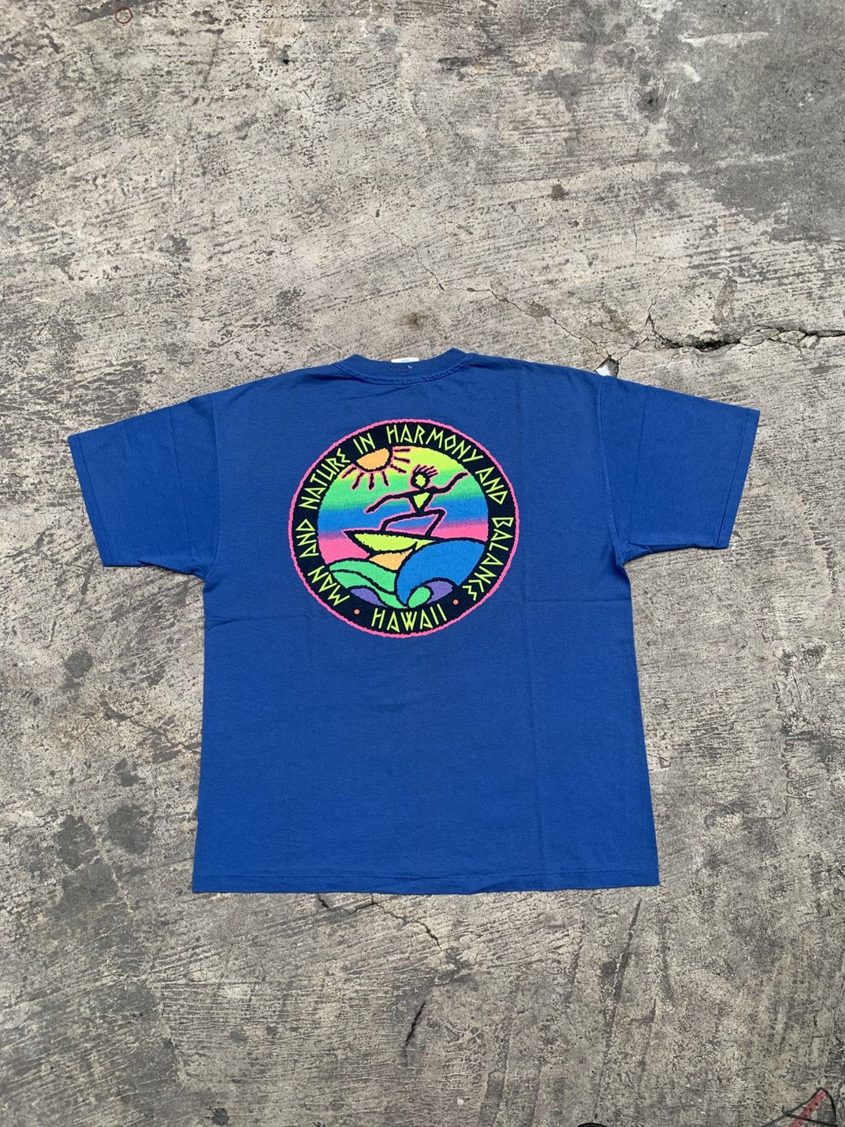 Hanes Vintage 90's Hanes Hawaii T-shirt Size US XL / EU 56 / 4 - 1 Thumbnail