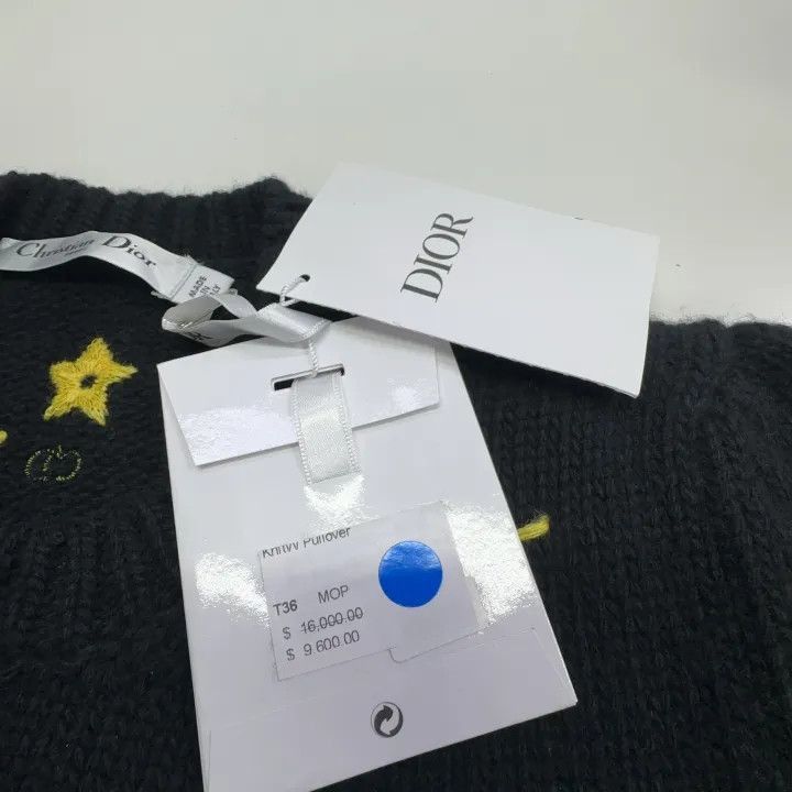 Dior Dior FW22 Scorpion Short Sleeve Cashmere Sweater 0079-2507 Size S / US 4 / IT 40 - 5 Thumbnail