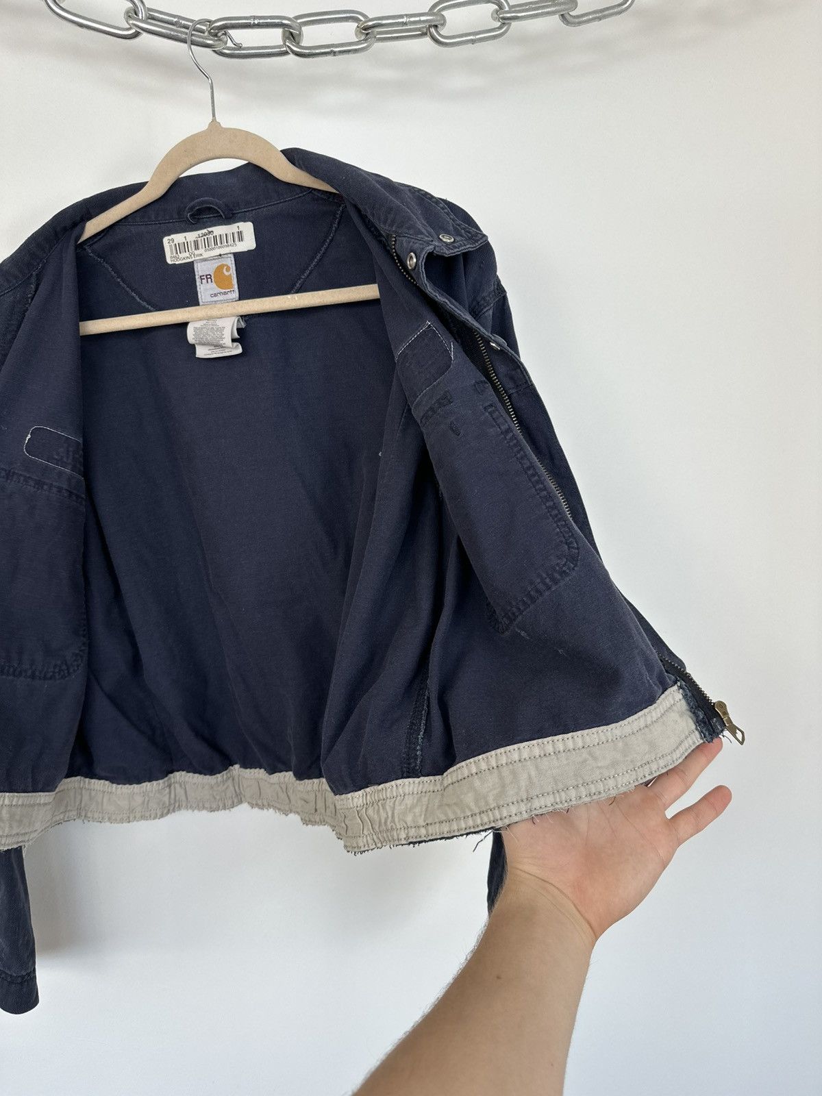 Carhartt Vintage 90s Carhartt Flame Resistant USA Cropped Work Jacket Size US M / EU 48-50 / 2 - 17 Thumbnail