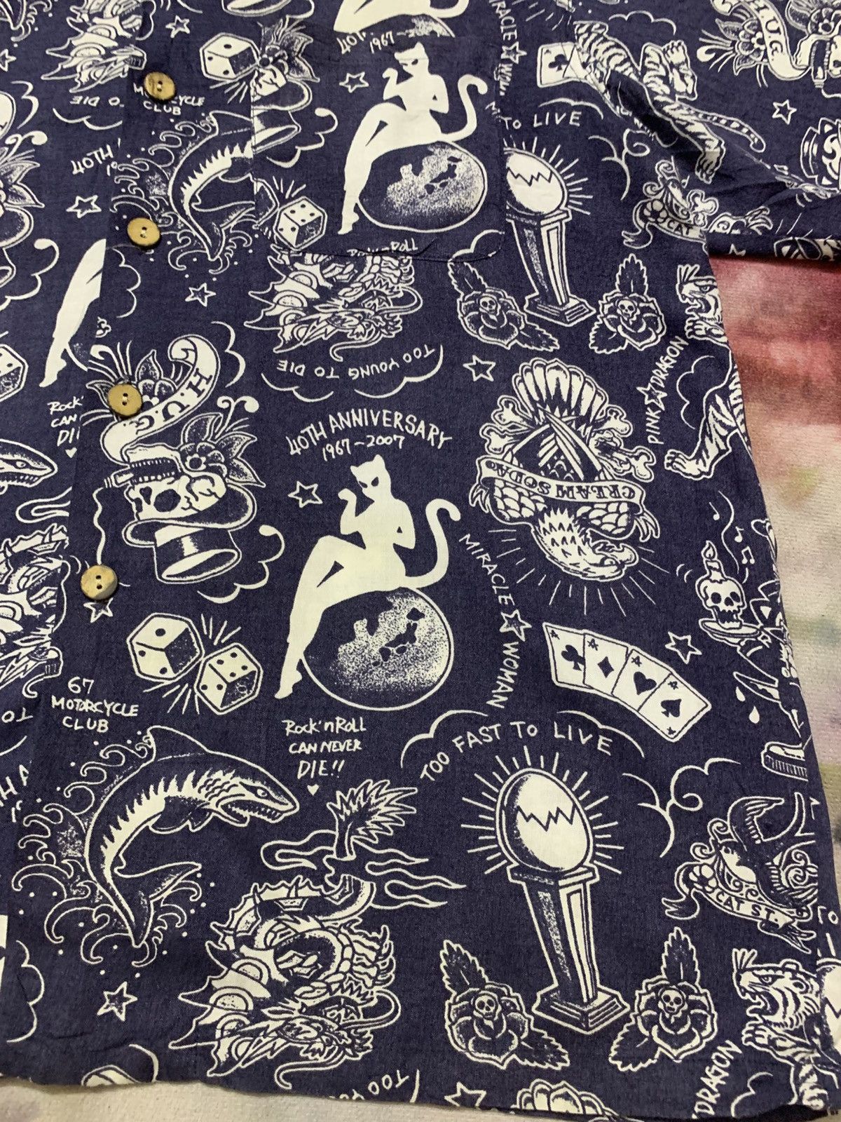 Bounty Hunter Cream Soda 40th Anniversary Rockabilly Button Ups Sunsurf Size US M / EU 48-50 / 2 - 8 Thumbnail