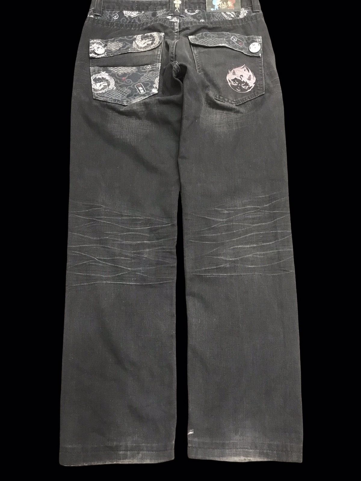 Japanese Brand 💥ART💥VERY RARE BIG TRAIN SICK FADES DENIM F93 Size US 30 / EU 46 - 10 Thumbnail