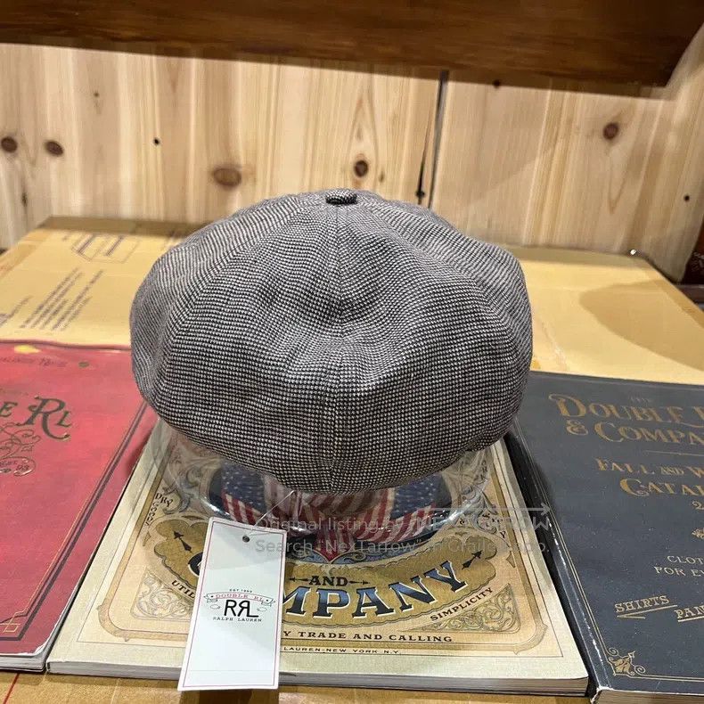 RRL Ralph Lauren RRL Ralph Lauren Linen Newsboy Cap Size ONE SIZE - 3 Thumbnail
