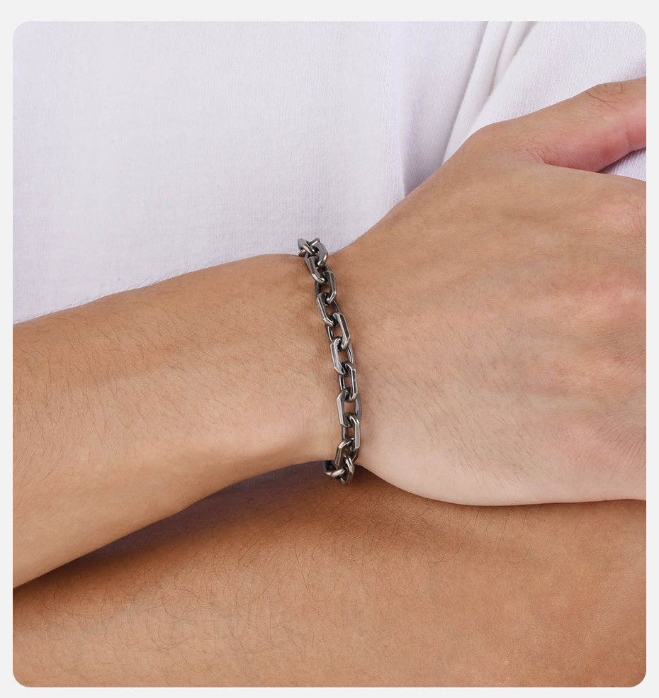Jewelry 6.5mm Chain Wristband Bracelets Size ONE SIZE - 4 Thumbnail