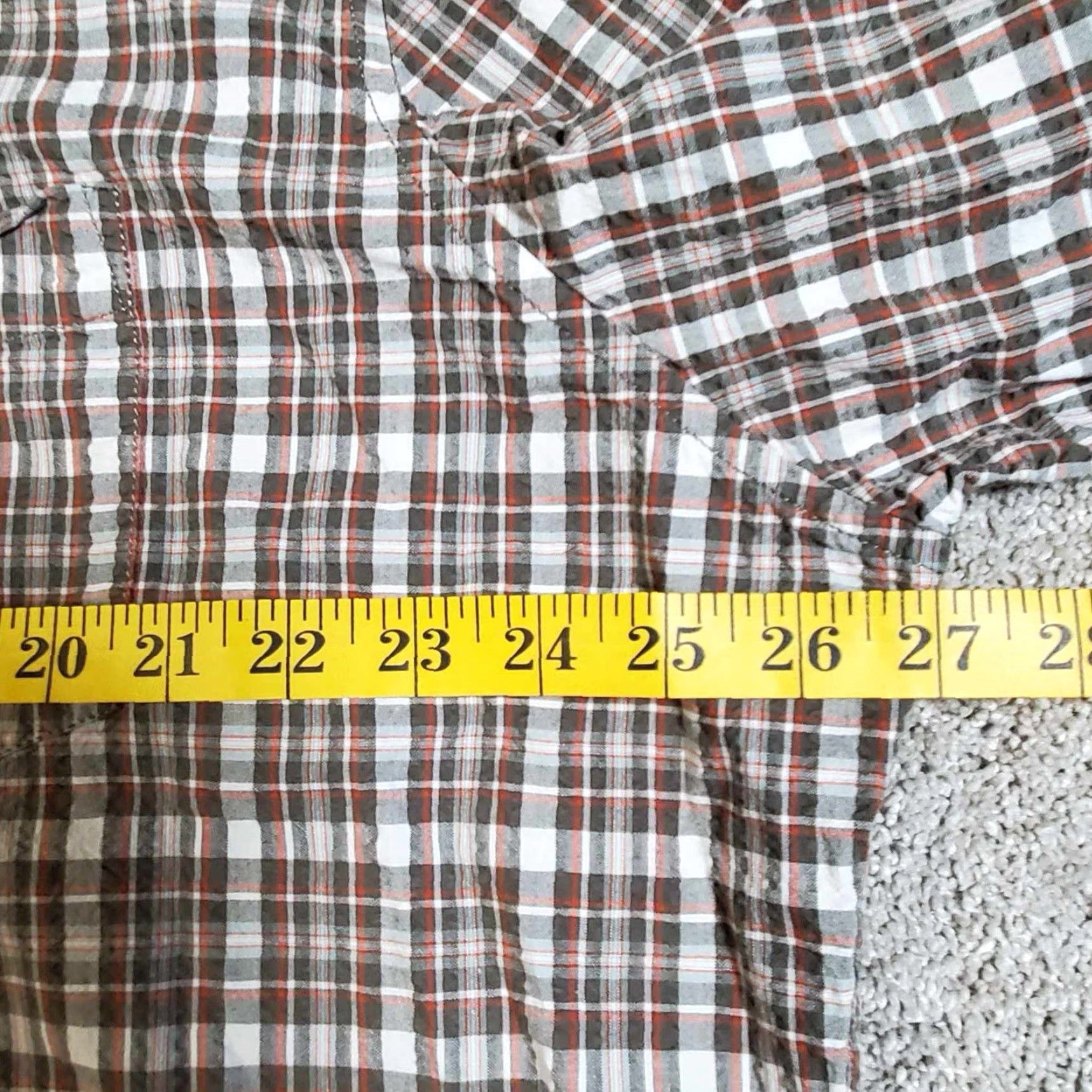 Eddie Bauer Eddie Bauer Button-Down Shirt 2XL Mens Plaid Multi-Color Cotton Dress Shirt Wrinkle Resistant Pockets Non-Iron Button Collar-Down Neck Standard Cuff Size US XXL / EU 58 / 5 - 3 Thumbnail