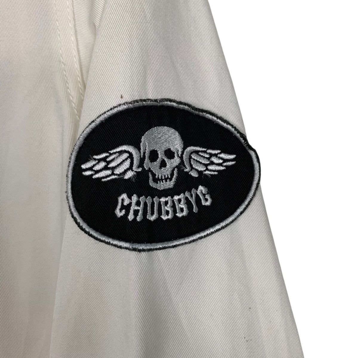 Japanese Brand × Vintage ☀️Rare!!Chubbygang skull white jacket Made in Japan Size US S / EU 44-46 / 1 - 13 Thumbnail