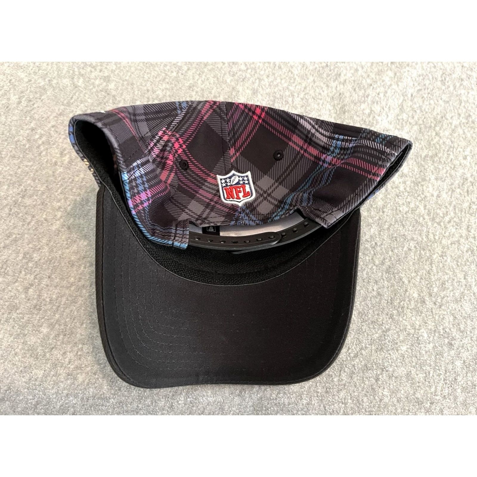 New Era New Era Los Angeles Rams Plaid Snapback Hat Cap Football Men One Size Multicolor Cap Ball Size ONE SIZE - 4 Thumbnail