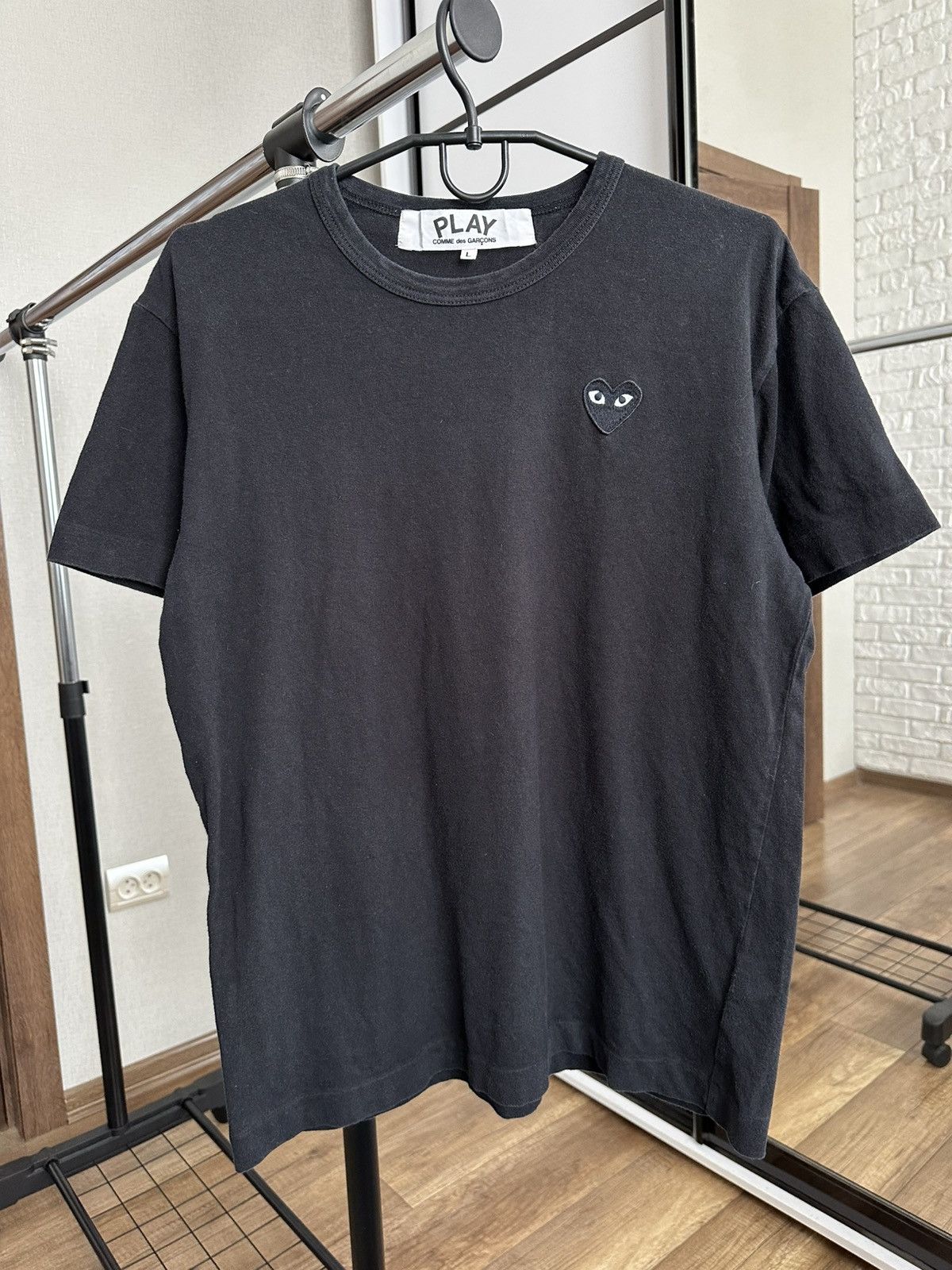 Comme des Garcons PLAY Comme Des Garcons PLAY CDG T-Shirt Black Logo Heart Size US L / EU 52-54 / 3 - 2 Thumbnail