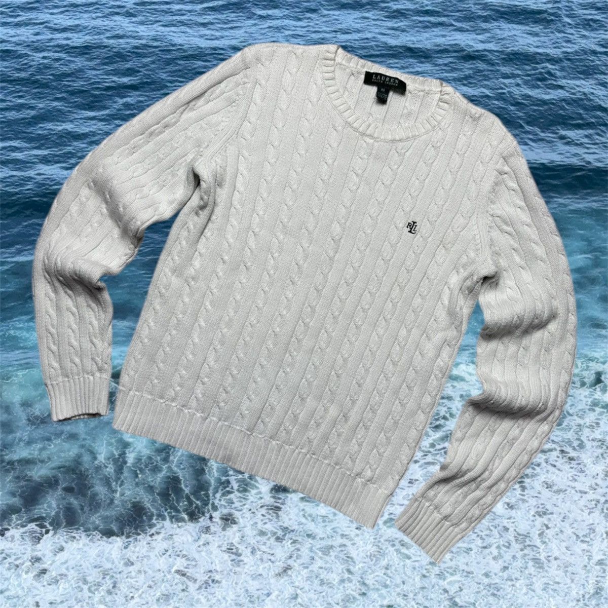 Polo Ralph Lauren × Ralph Lauren × Vintage Polo Ralph Lauren women's sweater vintage knitted Oversized Size S / US 4 / IT 40 - 1 Thumbnail