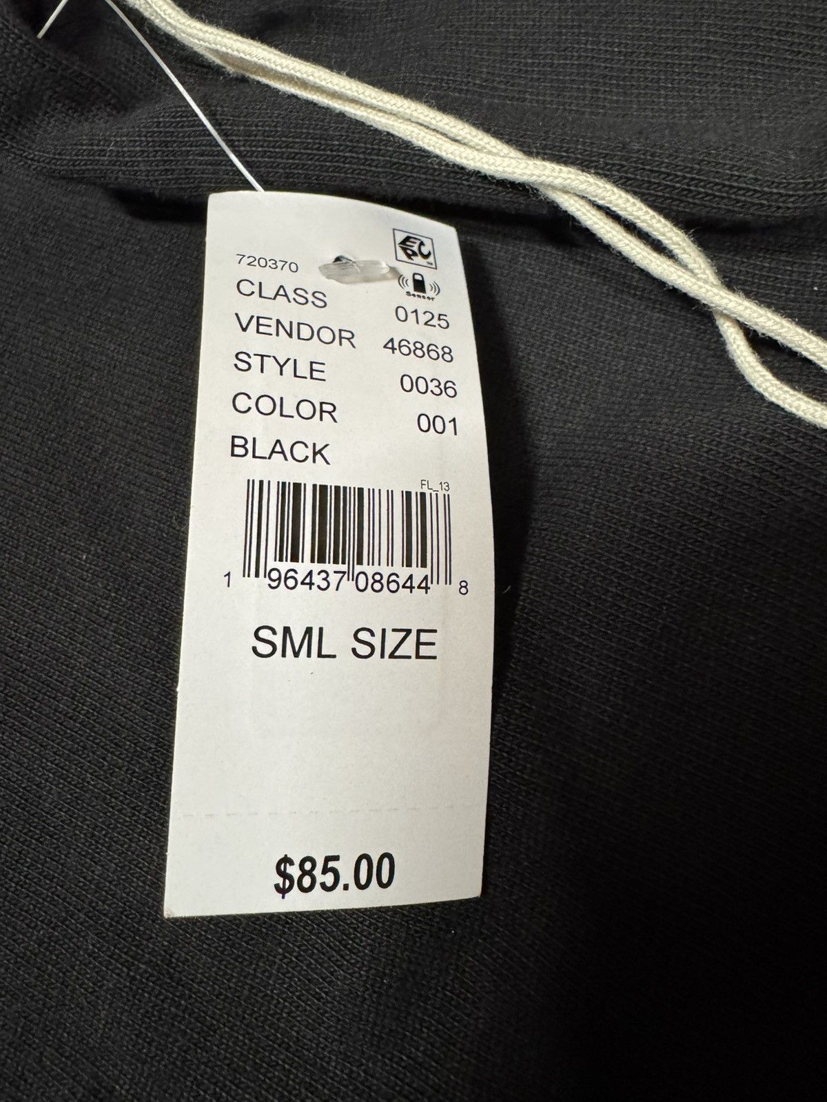 Essentials × Fear of God Fear of God Essentials Black Heavy Long Sleeve T-Shirt Size US S / EU 44-46 / 1 - 8 Thumbnail