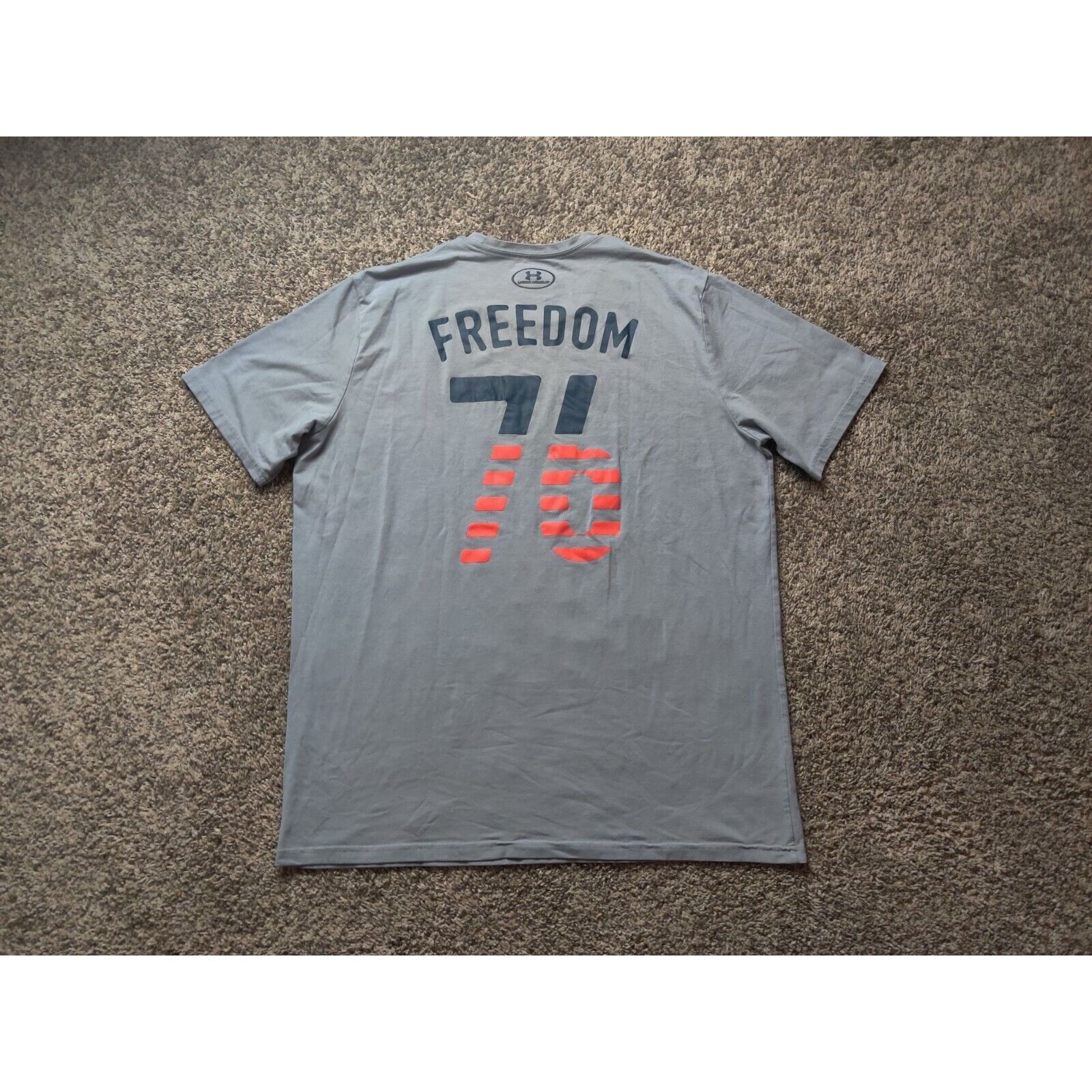 Under Armour Team USA Basketball Shirt Adult Mens XL Gray Spell Out Logo Size US XL / EU 56 / 4 - 4 Thumbnail