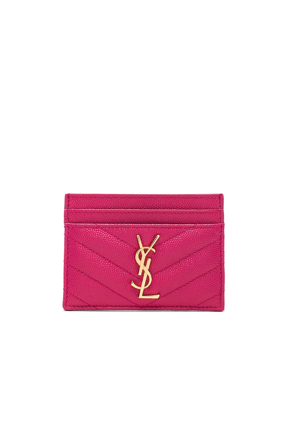 Saint Laurent Paris o1b1hav110425 Size: OS / Cassandre Matelassé Card Case Size ONE SIZE - 1 Thumbnail