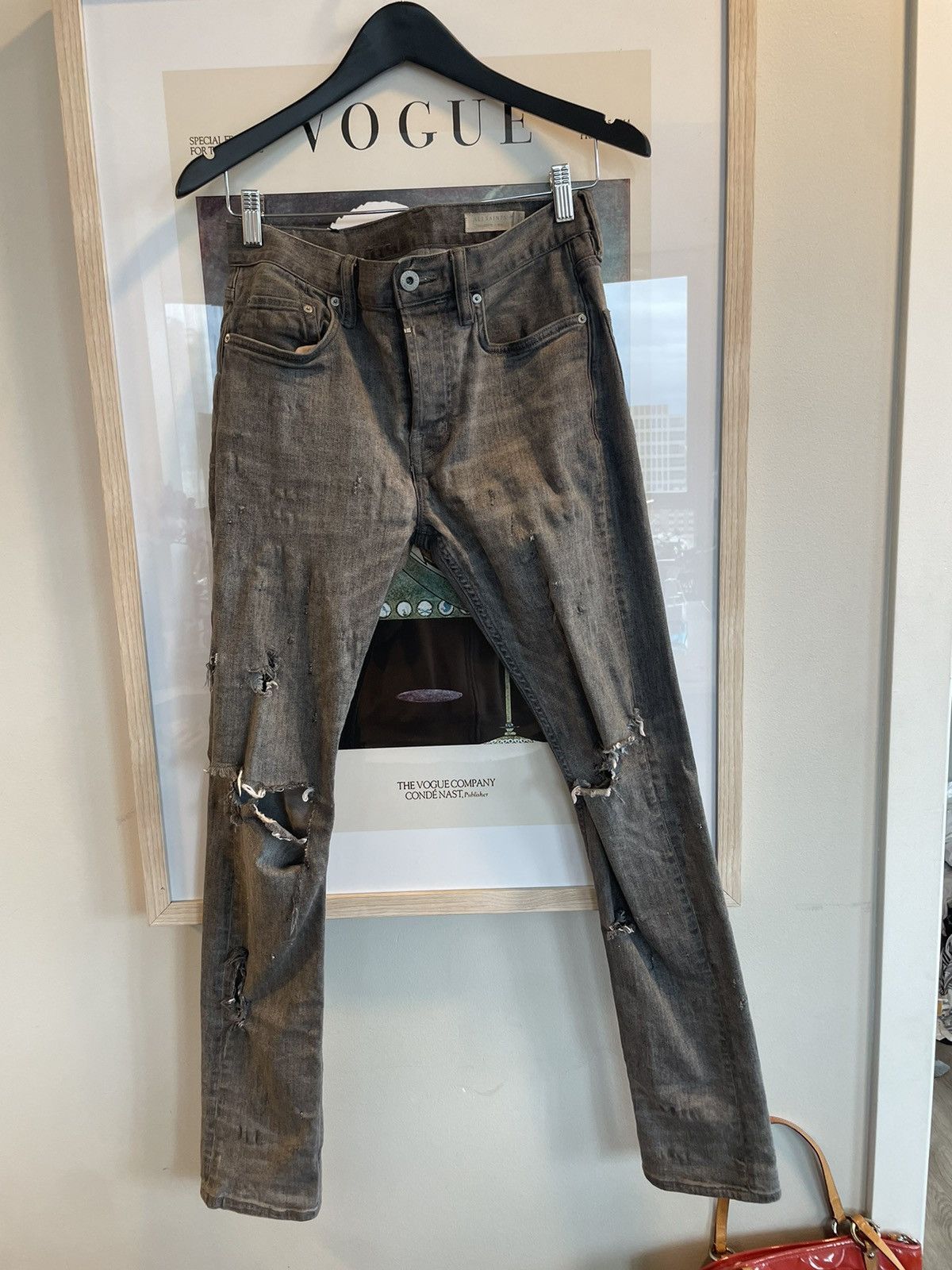 Allsaints Allsaints Distressed Cigarette Jeans Size US 28 / EU 44 - 3 Thumbnail