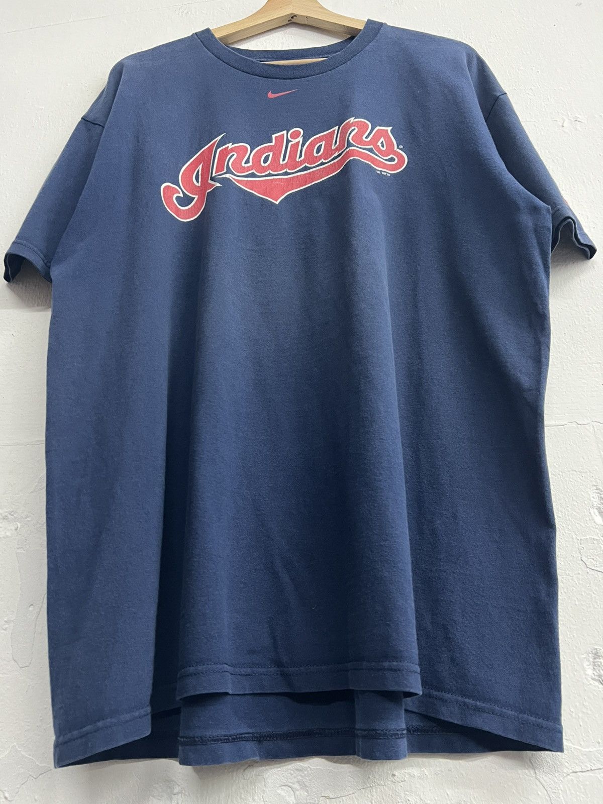 MLB × Nike × Vintage Vintage Rare Y2K Nike Indians MLB Tee Size US L / EU 52-54 / 3 - 2 Thumbnail
