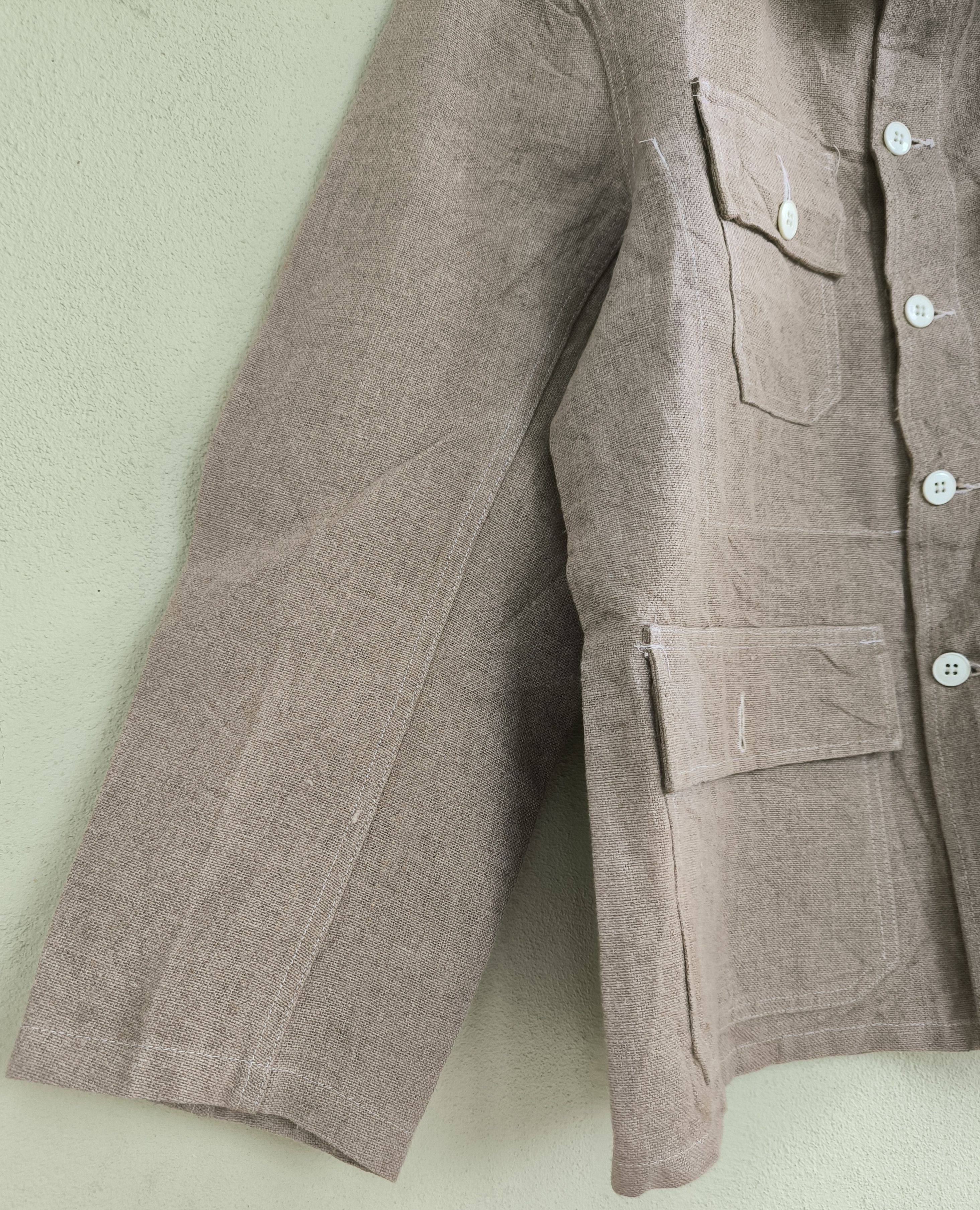 Danton × Vintage Vtg DANTON linen workwear jacket Size US M / EU 48-50 / 2 - 4 Thumbnail