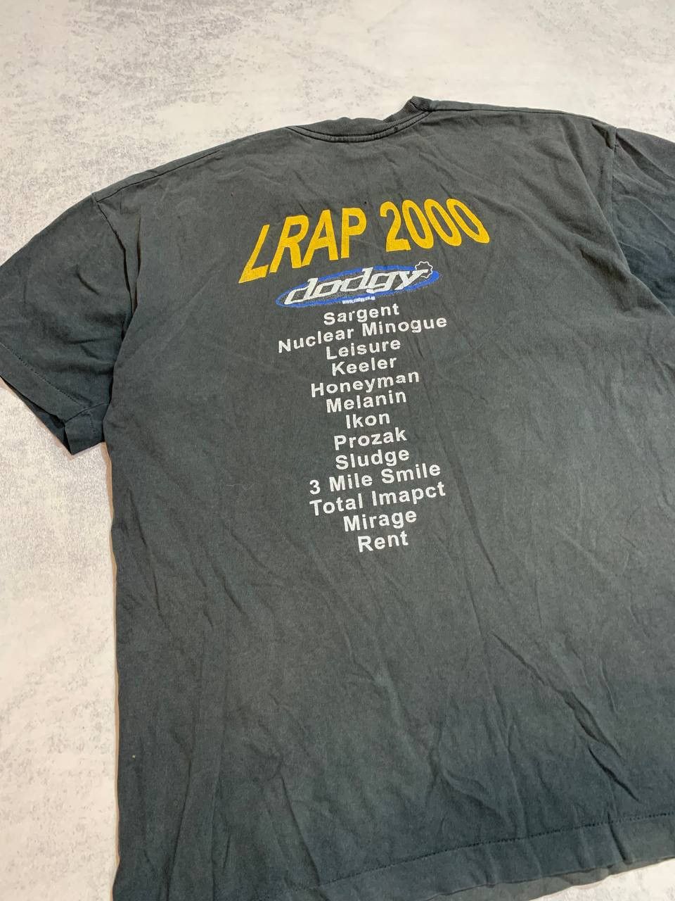 Vintage LRap ultrarare vintage distressed man tee Size US L / EU 52-54 / 3 - 2 Thumbnail