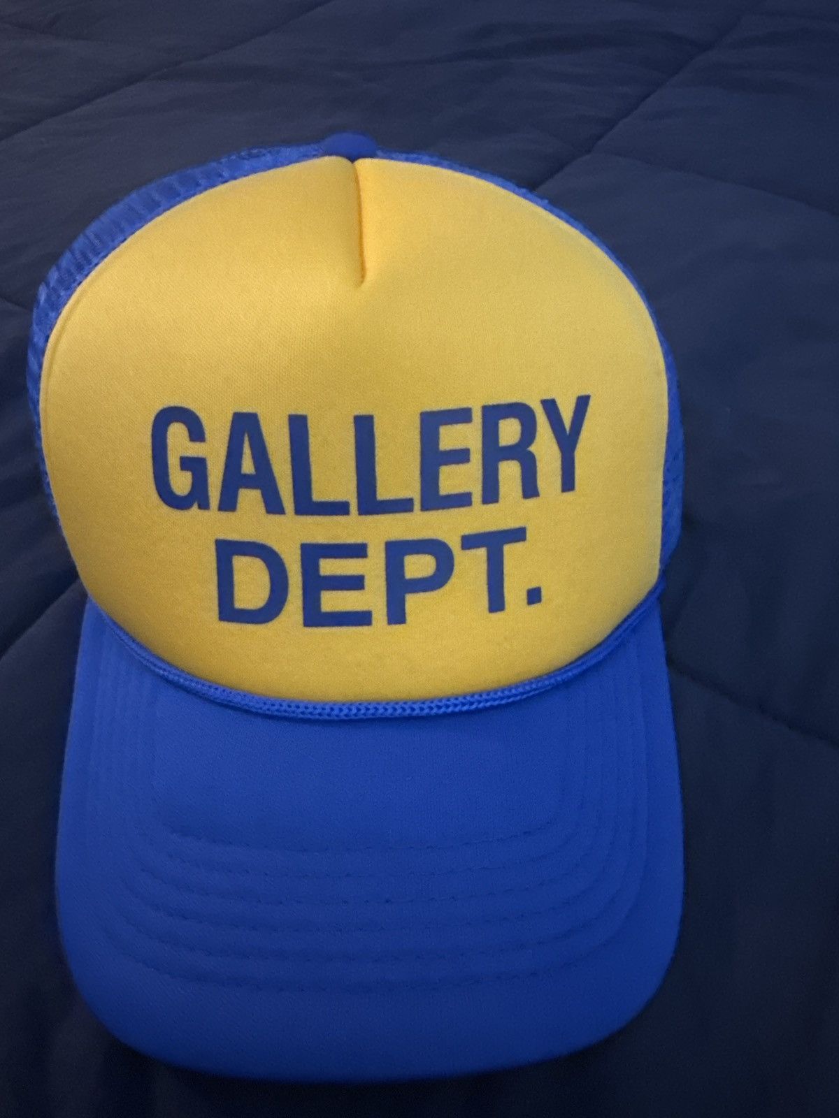 Gallery Dept. Gallery Dept Trucker Hat Blue/Yellow Size ONE SIZE - 4 Thumbnail