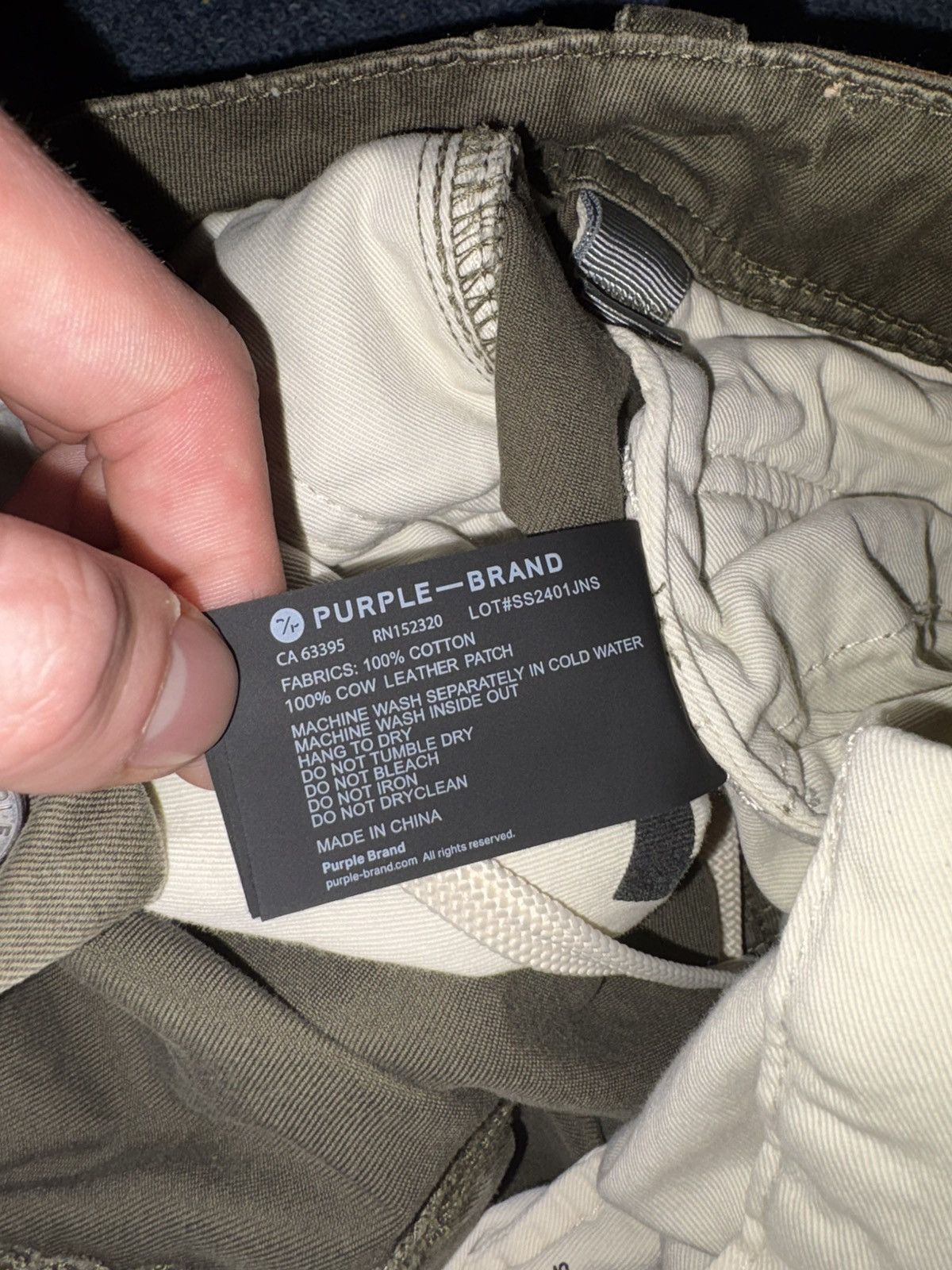 Purple Brand Purple jeans Style No. P527 Baggy Cargo Bombers Size US 30 / EU 46 - 9 Thumbnail