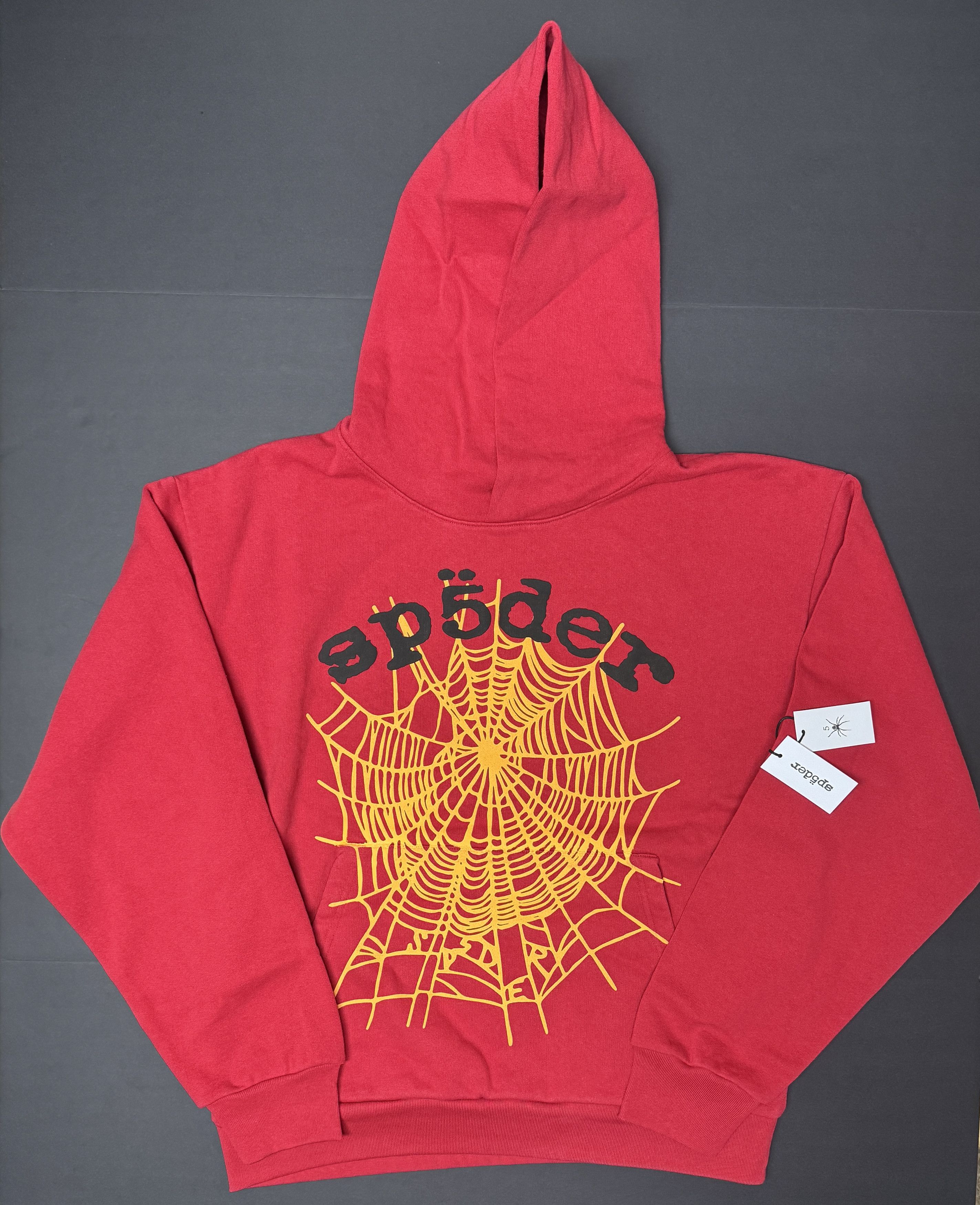 Sp5der Sp5der OG Web V2 Hoodie Red Size US L / EU 52-54 / 3 - 1 Thumbnail