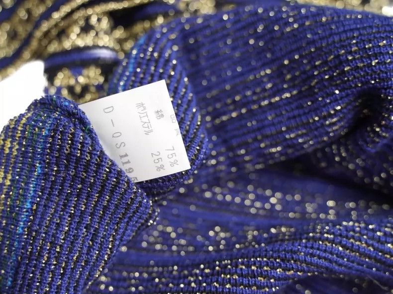 Kenzo KENZO Vintage blue gold knit sweater Size M / US 6-8 / IT 42-44 - 9 Thumbnail