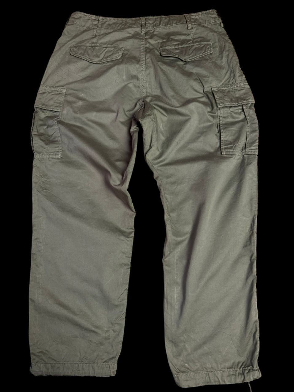 Japanese Brand × Vintage Cargo pants Fram work military green Size US 30 / EU 46 - 4 Thumbnail